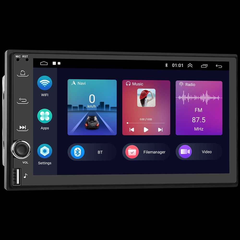 Мултимедия плеър с Андроид двоен дин 2 навигация за кола Android 2DIN