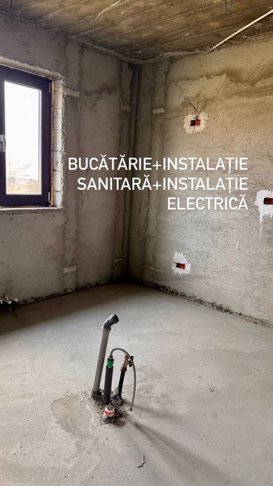 Casa nouă cu etaj de vânzare/ Vilă spațioasa/ Centrul localității