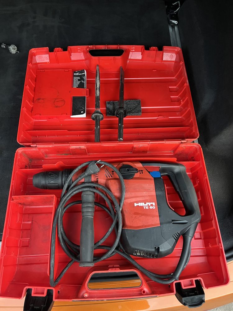 Hilti te 60 atc rotopercutor sds max gauri instalatie aer termice