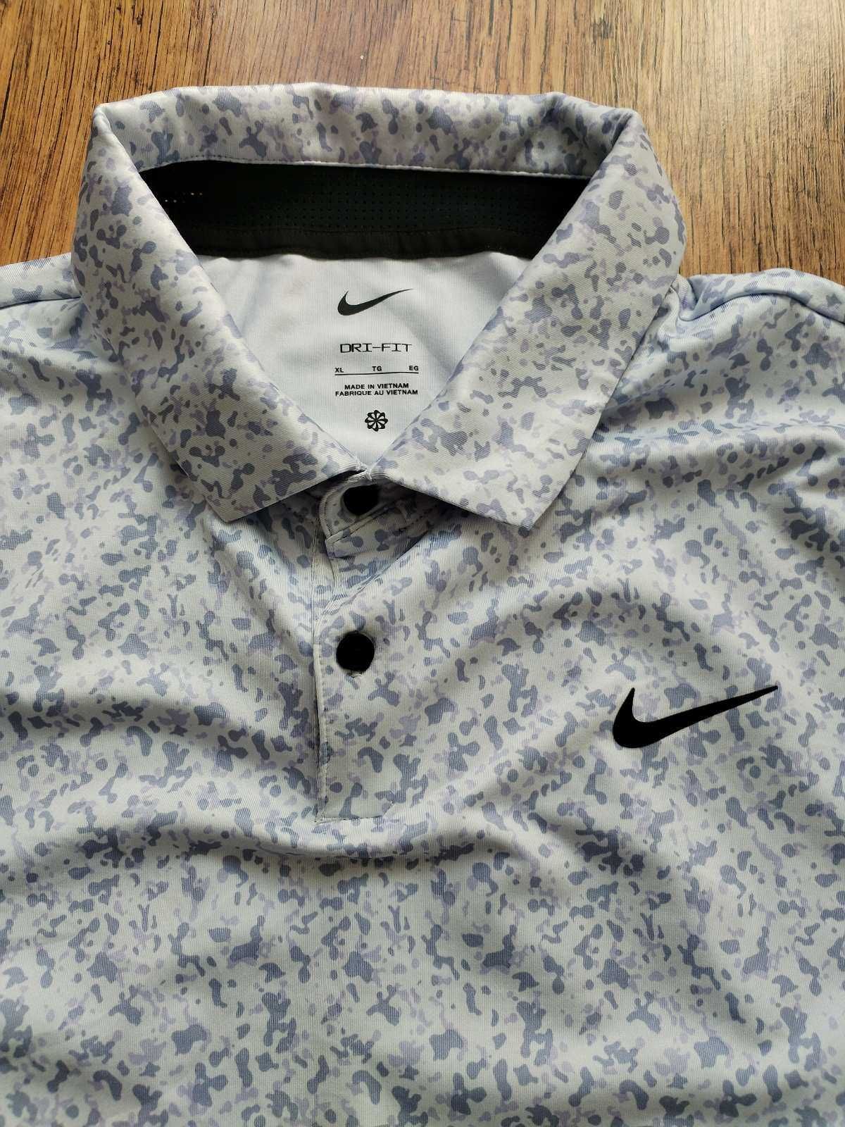 Nike Dri-FIT Tour Camo Golf Polo - мъжка тениска КАТО НОВА ХЛ