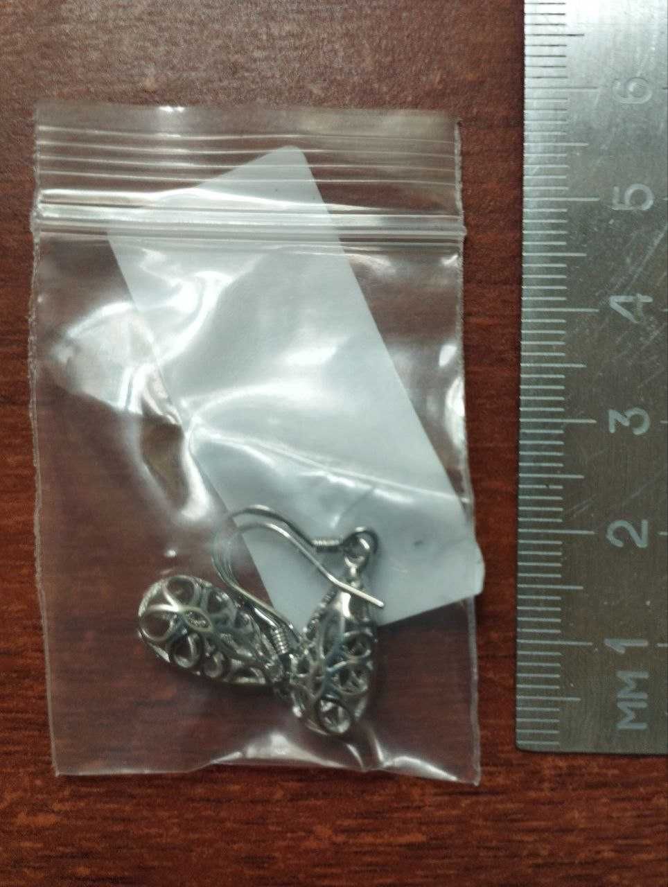 серьги женские модные серебро стерлинг