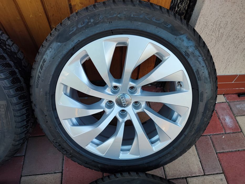 Jante-anvelope originale audi A7 A6 A5 A4 225 55R18 Pirelli iarna 2021