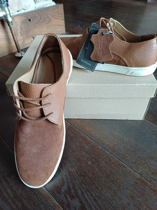 Pantofi piele naturala, Reserved, mar.41, 26.5 cm.