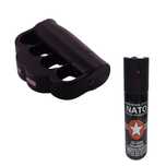 Set autoaparare,electrosoc tip pumnal si spray paralizant,110 V, 60 ml