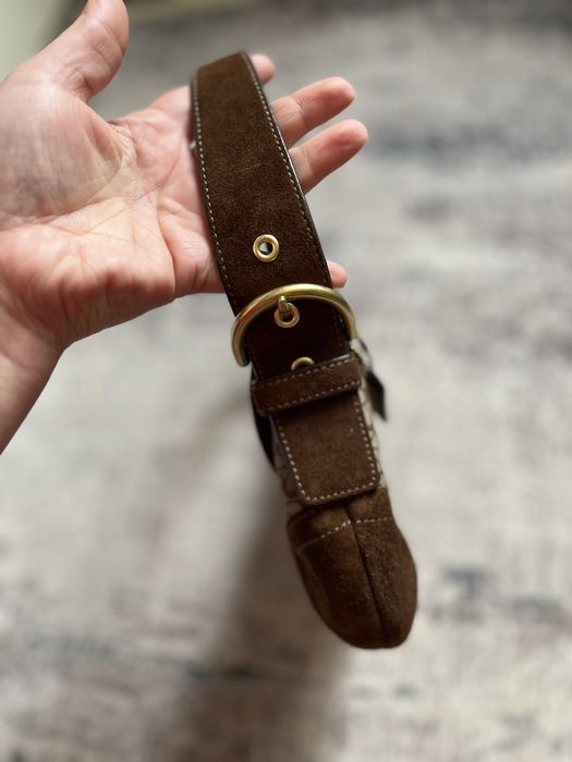 Coach Soho Signature дамска чанта с велурени елементи