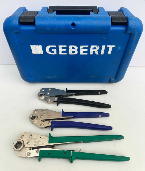 Geberit Mepla - Комплект ръчни преси за пресоване на фитинги / тръби