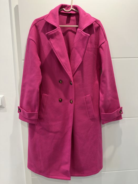 Дамско палто циклама