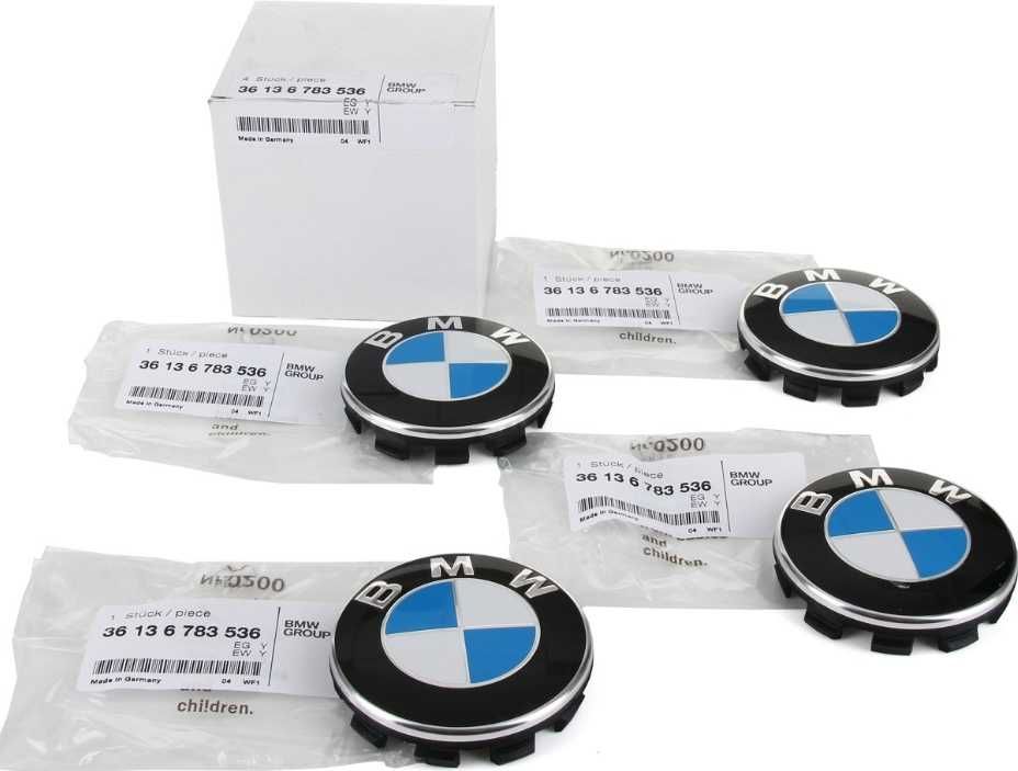 Оригинални BMW Централни капачки хромиран край 68 мм за джанти 5x120