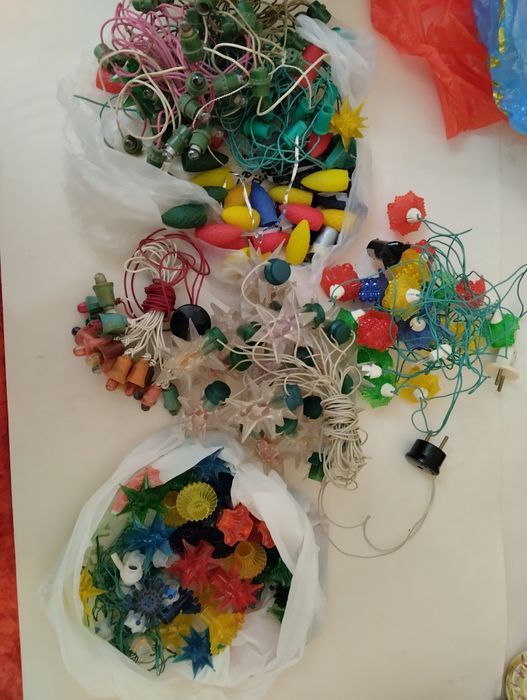 Ёлочные игрушки электрогирлянды