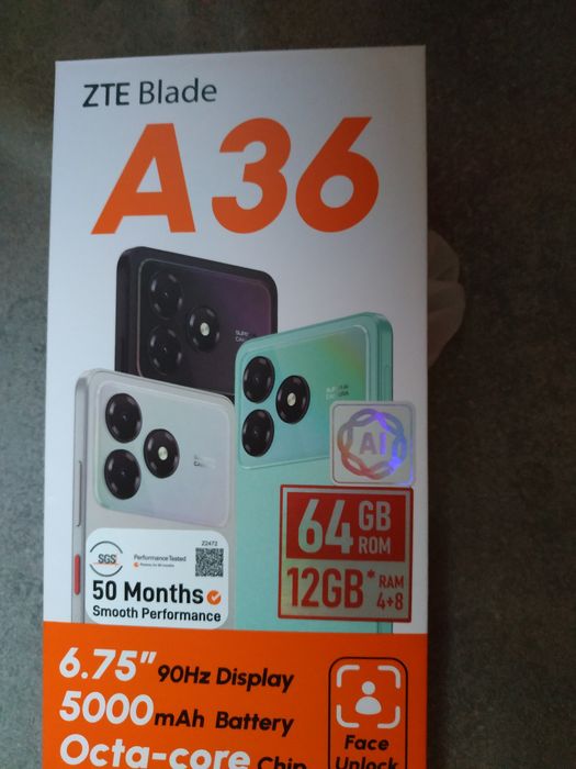 Смартфон новый ZTE