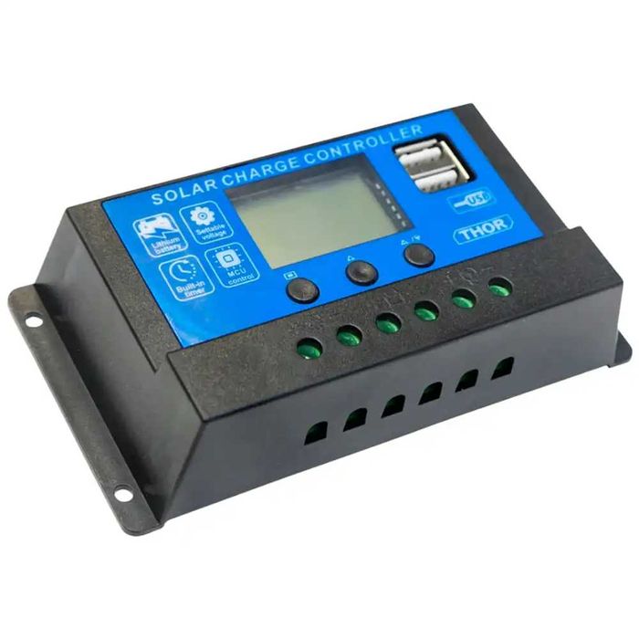 Regulator tensiune pentru panou solar 10A 12V24V 2X port USB DISDM56