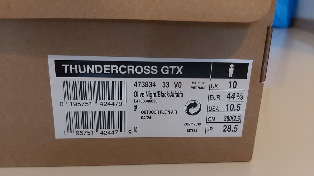 Salomon Thundercross GTX Gore-tex 44, 44⅔