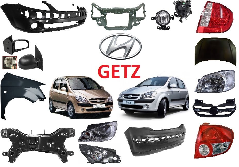 Кузовные детали, капот фара бампер решетка Hyundai Getz