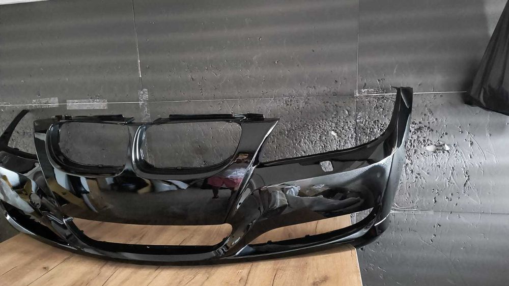 Bara fata BMW E90 E91 LCI 2008-2011 cu spalator far Negru 668