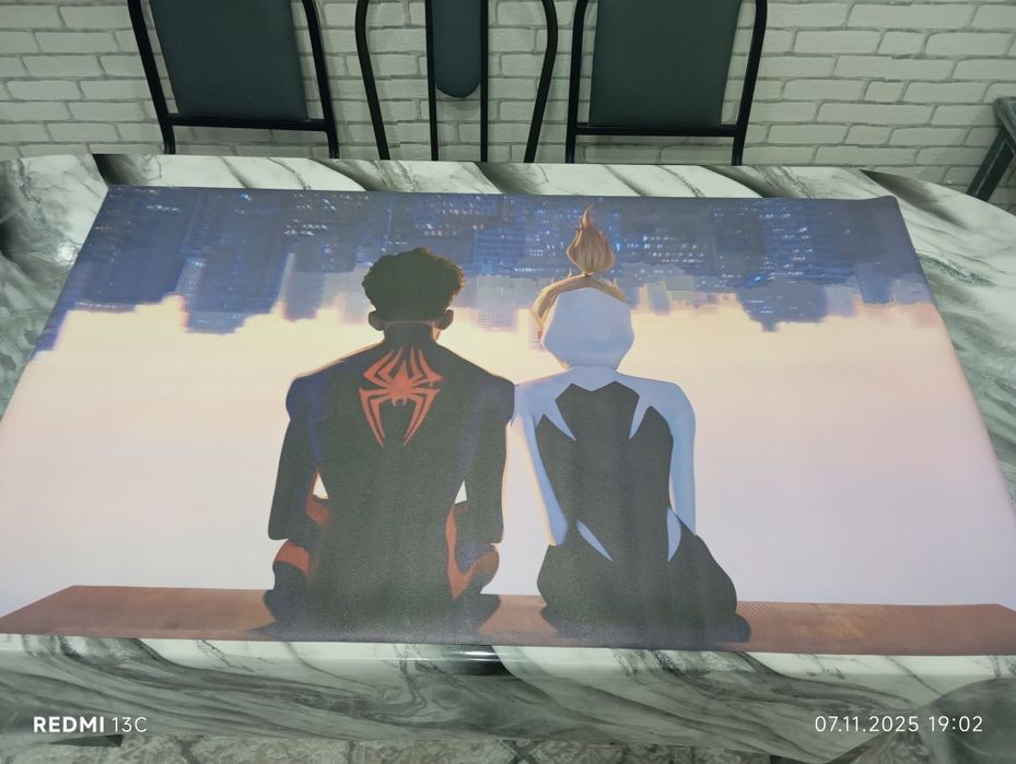 Коврик для мыши с рисунком человека паука