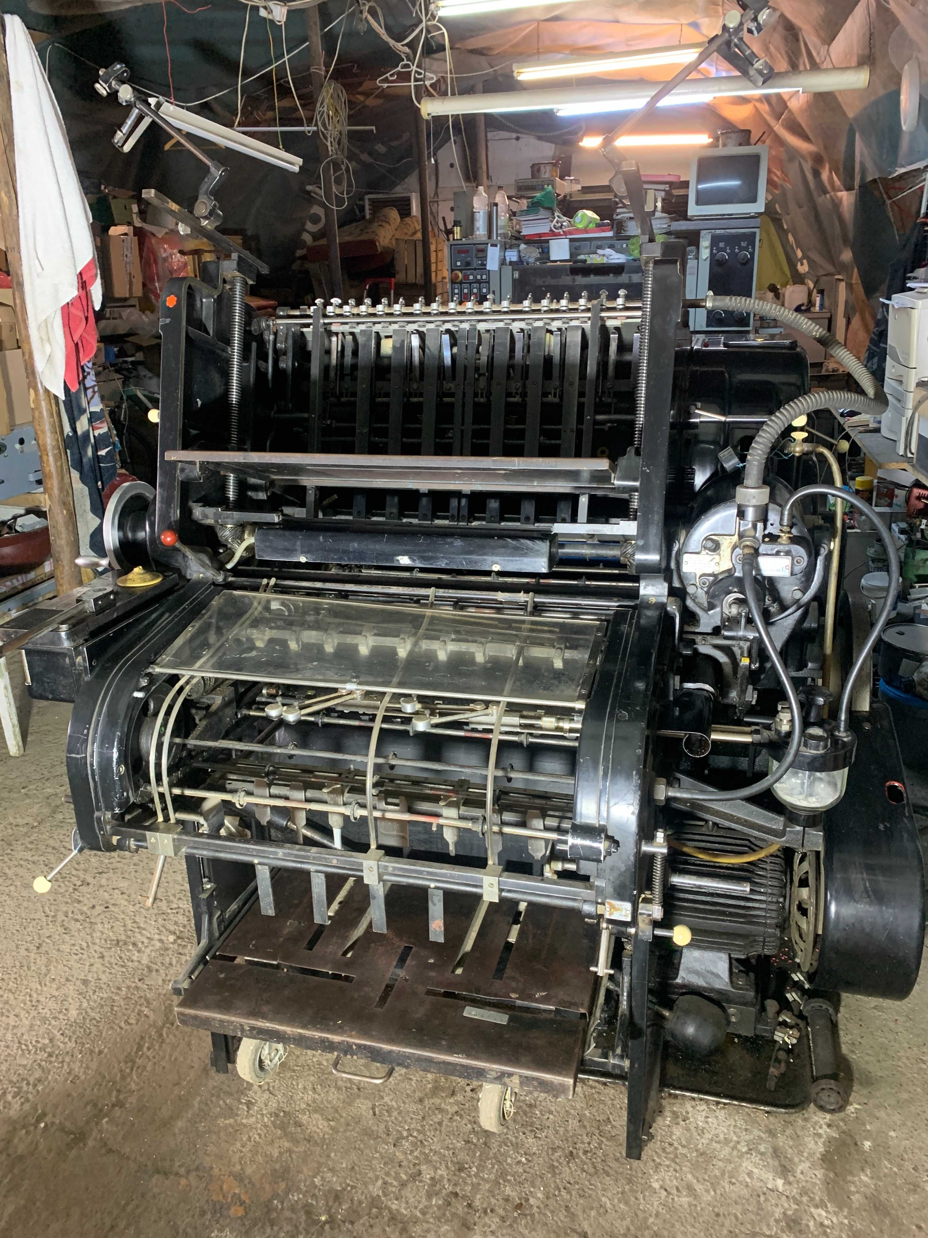Masina de tiparit offset Haidelberg Kord 46x62 1965 1 culoare