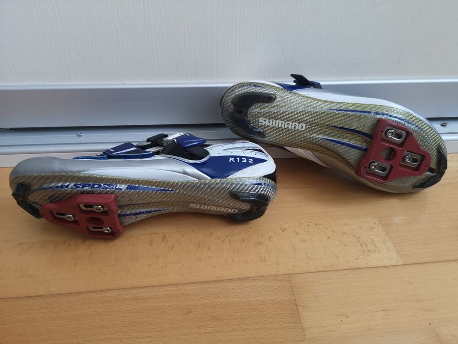 Pantofi ciclism profesionali Shimano cu placute SPD