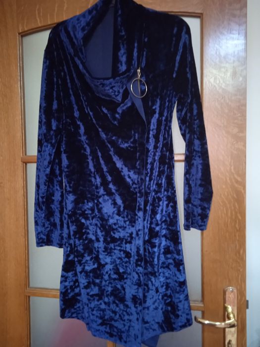 Cardigan elegant din catifea fină