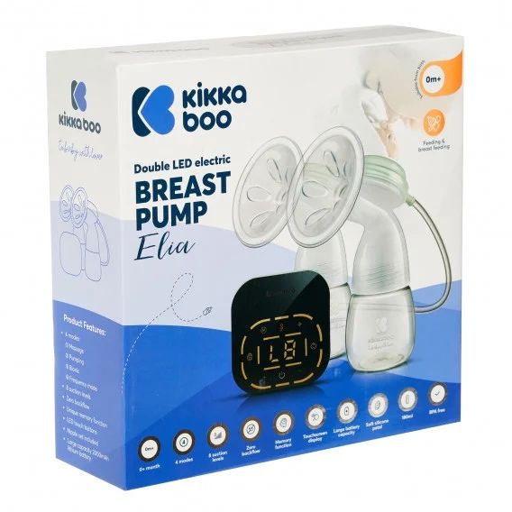 KIKKA BOO Електрическа помпа за кърма с LED дисплей двойна ELIA