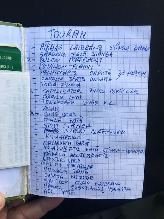 Dezmembrez Touran diesel 2.0