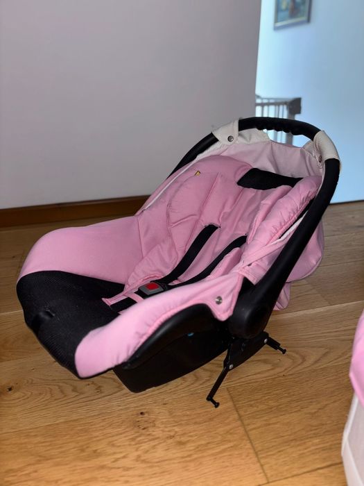 Cărucior Krausman 3 in 1 Jet Pink