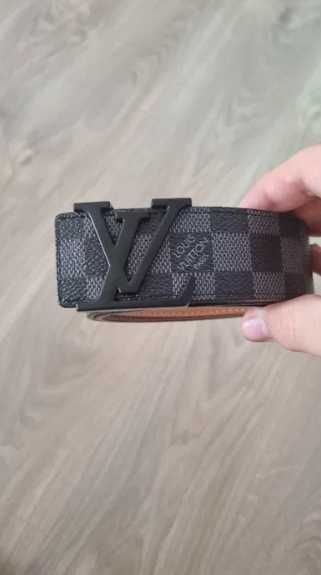*IEFTIN* Curea NEAGRA Louis VUitton LV Graphite -livrare verificare