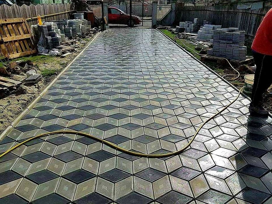 Pavaje si pavele vibrocompresate din beton aditivat Model Piscot T