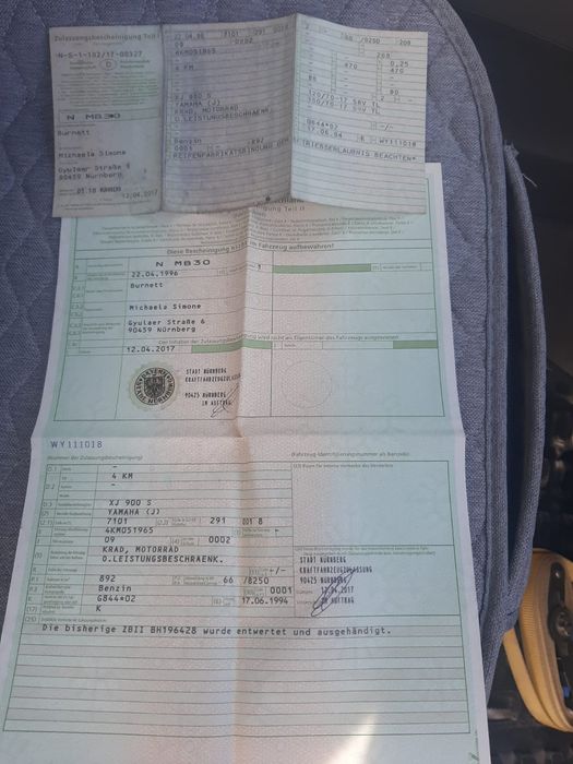 Yamaha Diversion  XJ 900 S   , 50.000 km  Nouă! Unic propietar  Ger