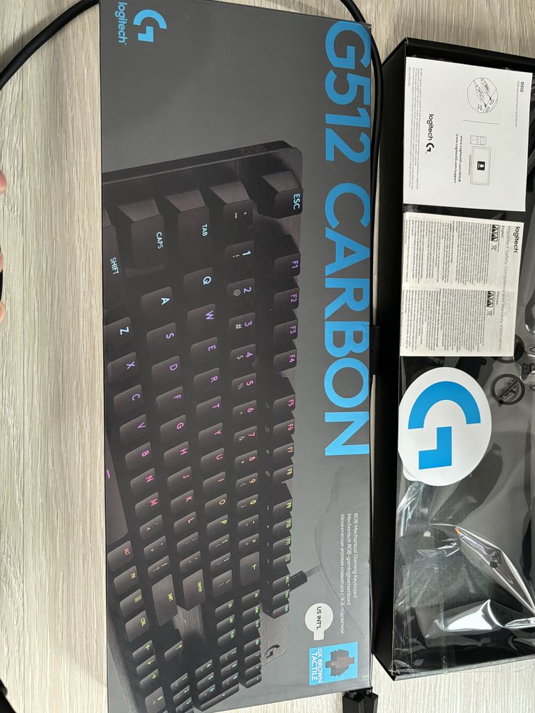 Tastatura mecanica ganing RGB Logitech G512 carbon