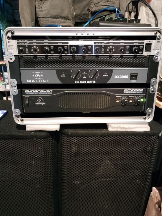 Sistem sonorizare complet + Rack echipat.