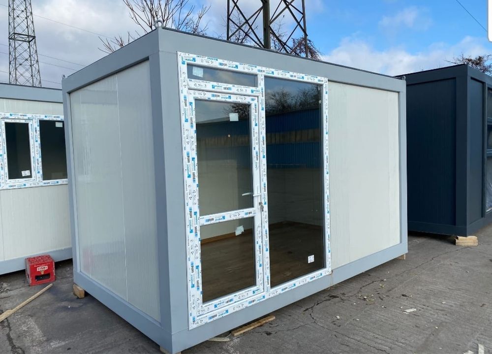 Container birou Container vitrina Containere santier magazin vitrat