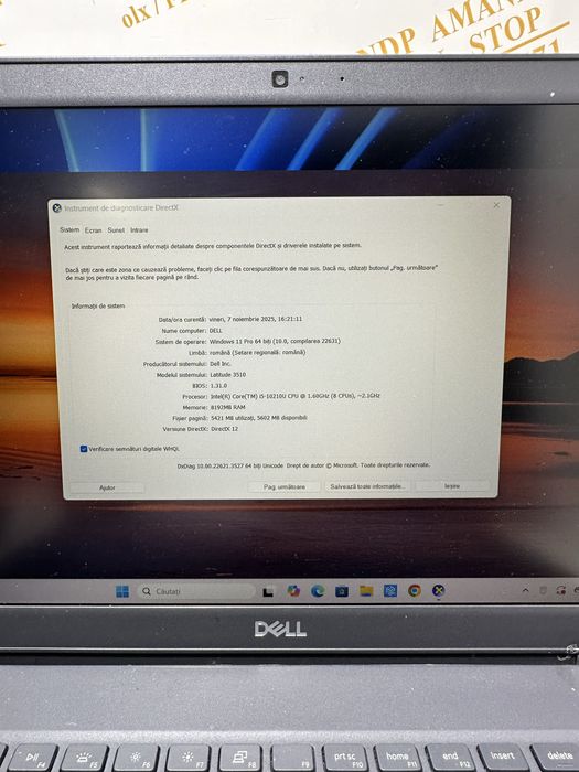 NDP Amanet NON-STOP Calea Vitan Nr. 121 Laptop Dell (43815)