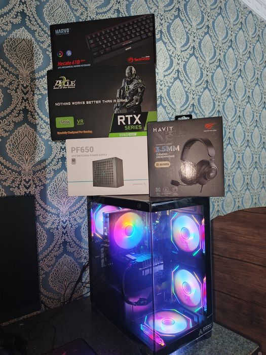 Yangi kuchli gaming Pc srochna sotiladi + bonus aksessuarlar.