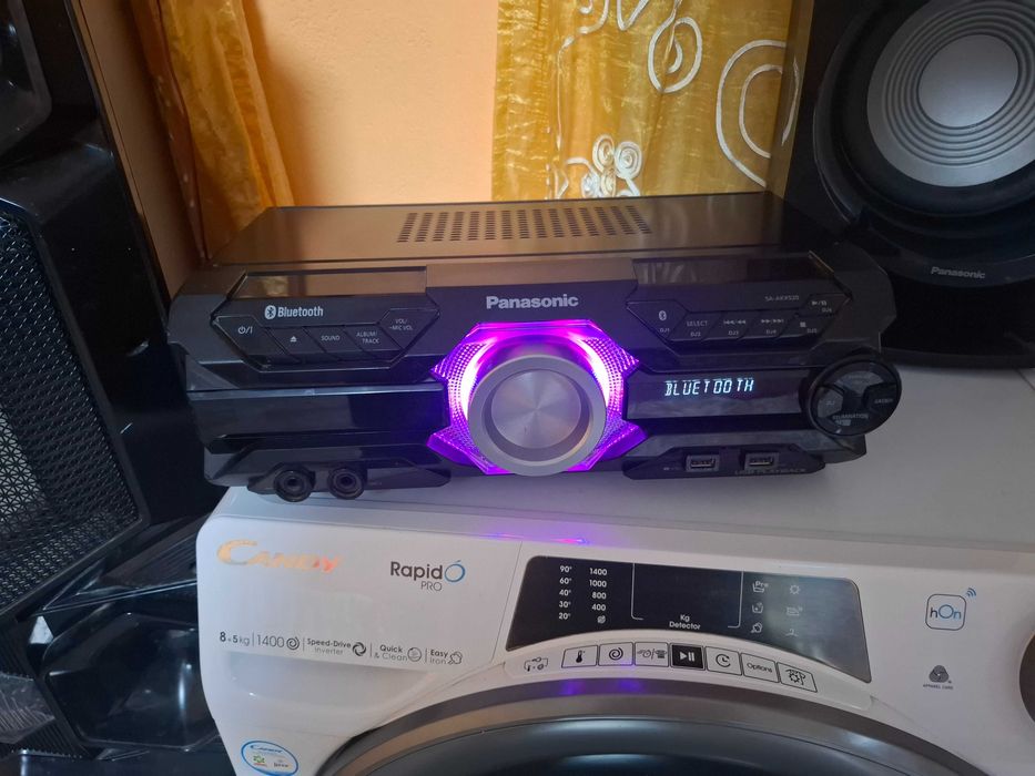 Аудио мини система panasonic SC-AKX520E-К 650W bluetooth USB CD