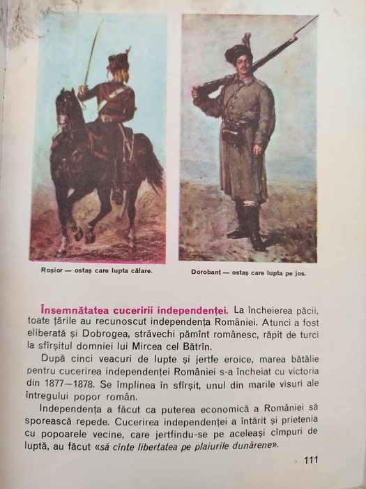 Vând manual Istoria patriei 1975