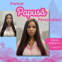 Portret Barbie Papusa Personalizat