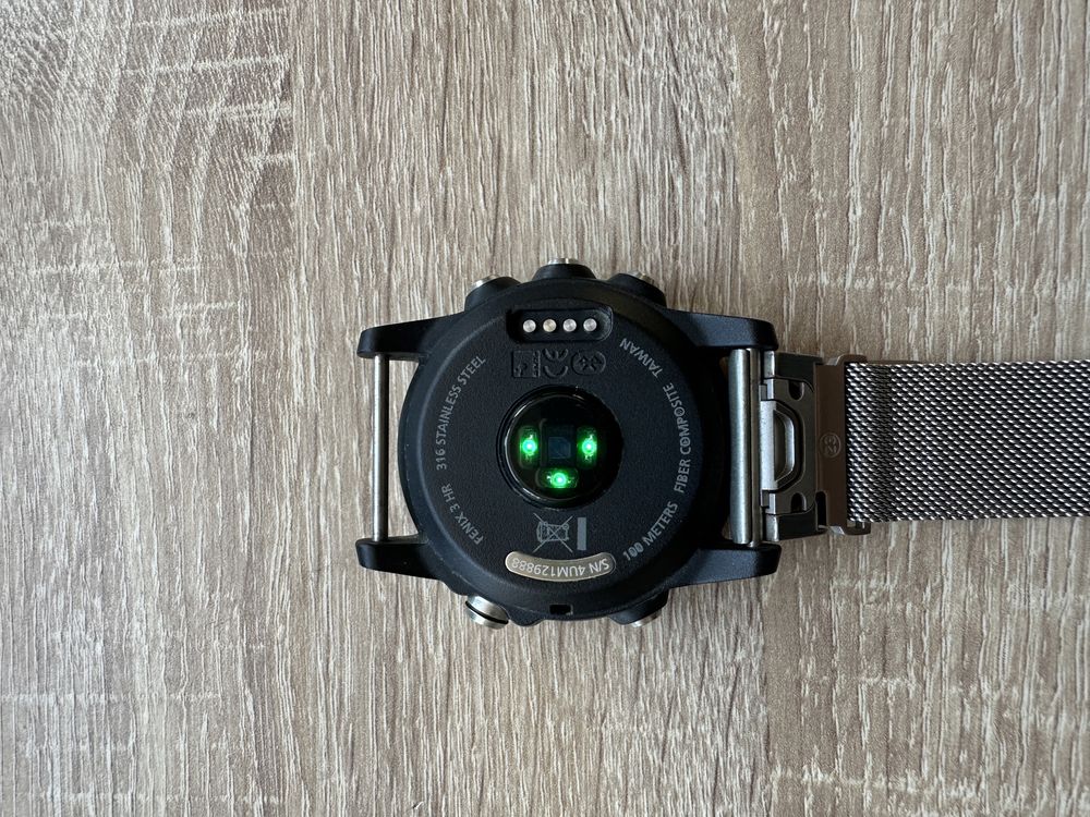 GARMIN Fenix 3 HR - GPS, Barometer, Smart