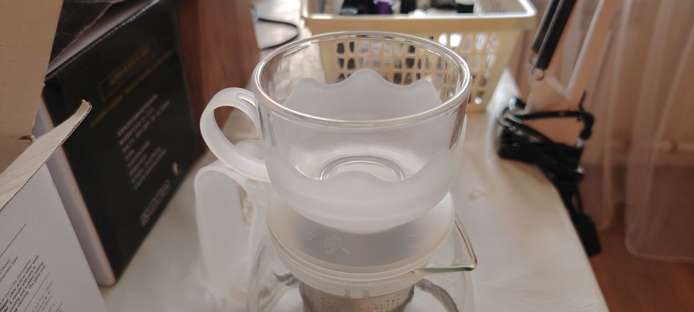 Продам стеклянный заварник торг