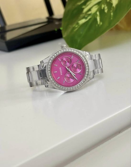Ceas Fossil original cadran roz