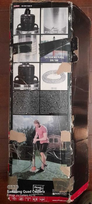 Vand pompa submersibila de mare adancime EINHELL