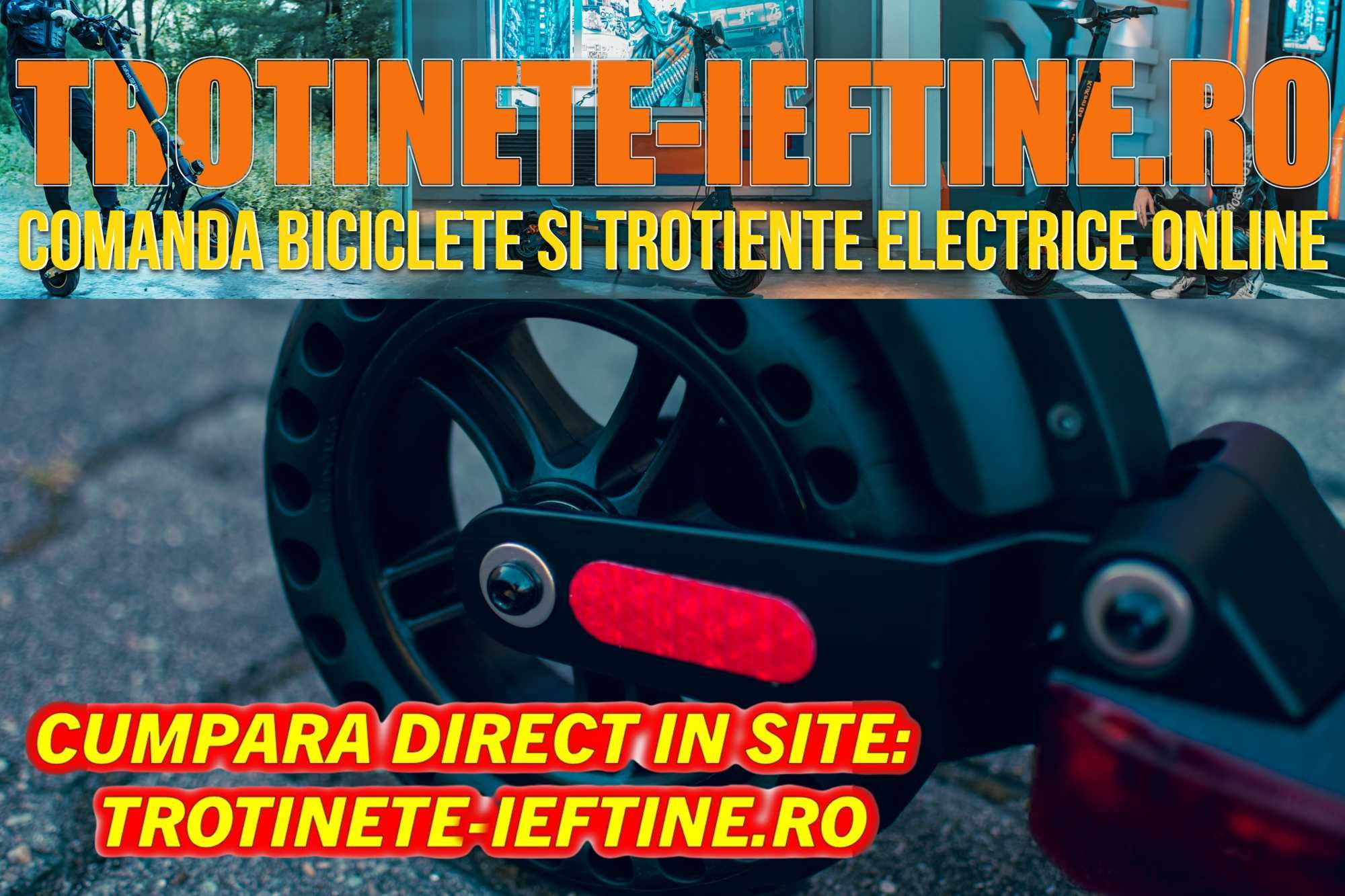 Trotinetă Electrică KuKirin S3 Pro - 350W, 30km, Eficientă