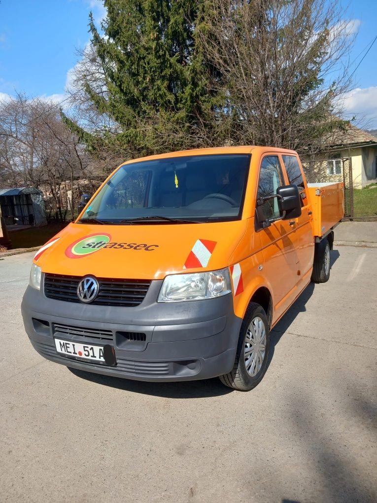 De Vânzare  VW T5 Doka 6 locuri,1.9TDI,2008,A/C,IMPECABILA