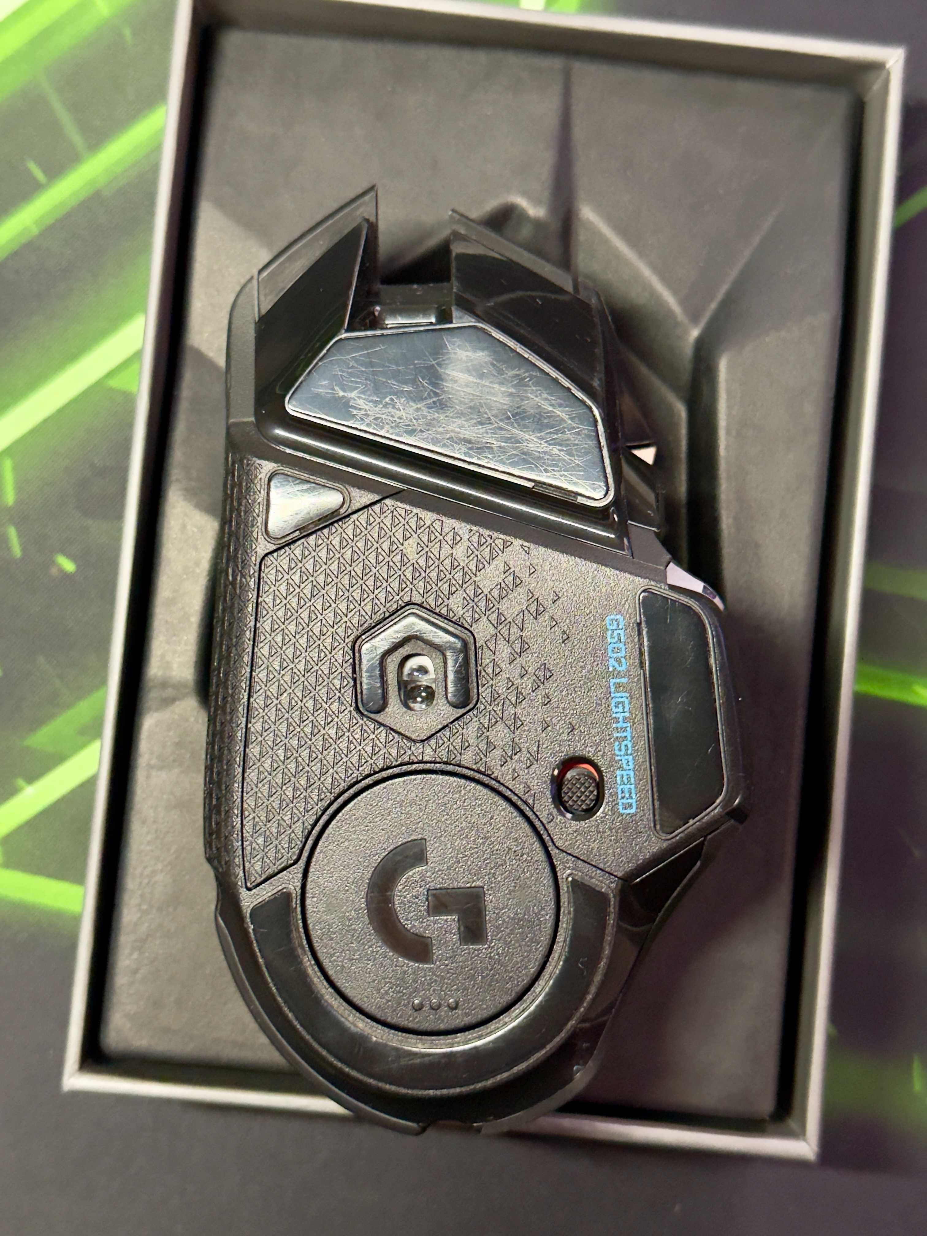 Геймърска мишка Logitech G502 LIGHTSPEED, Черен
