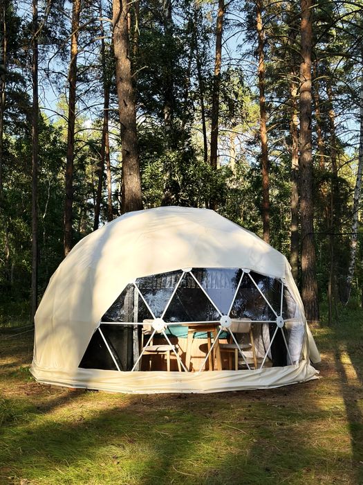 Глэмпинг, геокупол, сфера