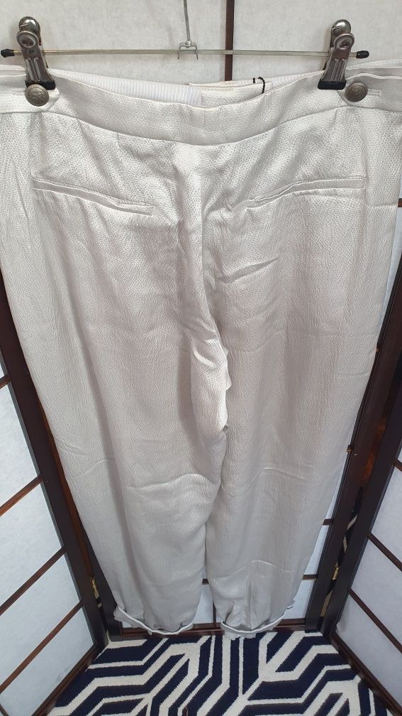 Pantaloni matase Mulberry Emporio Armani