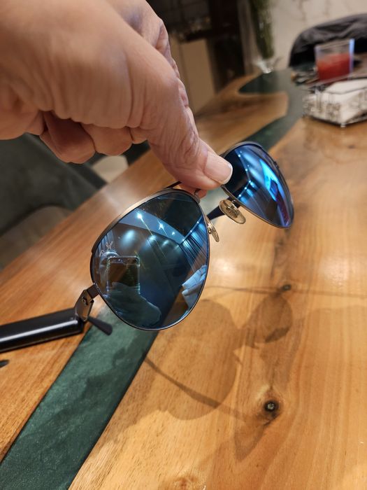 очила рейбан ,със сини сгъкла