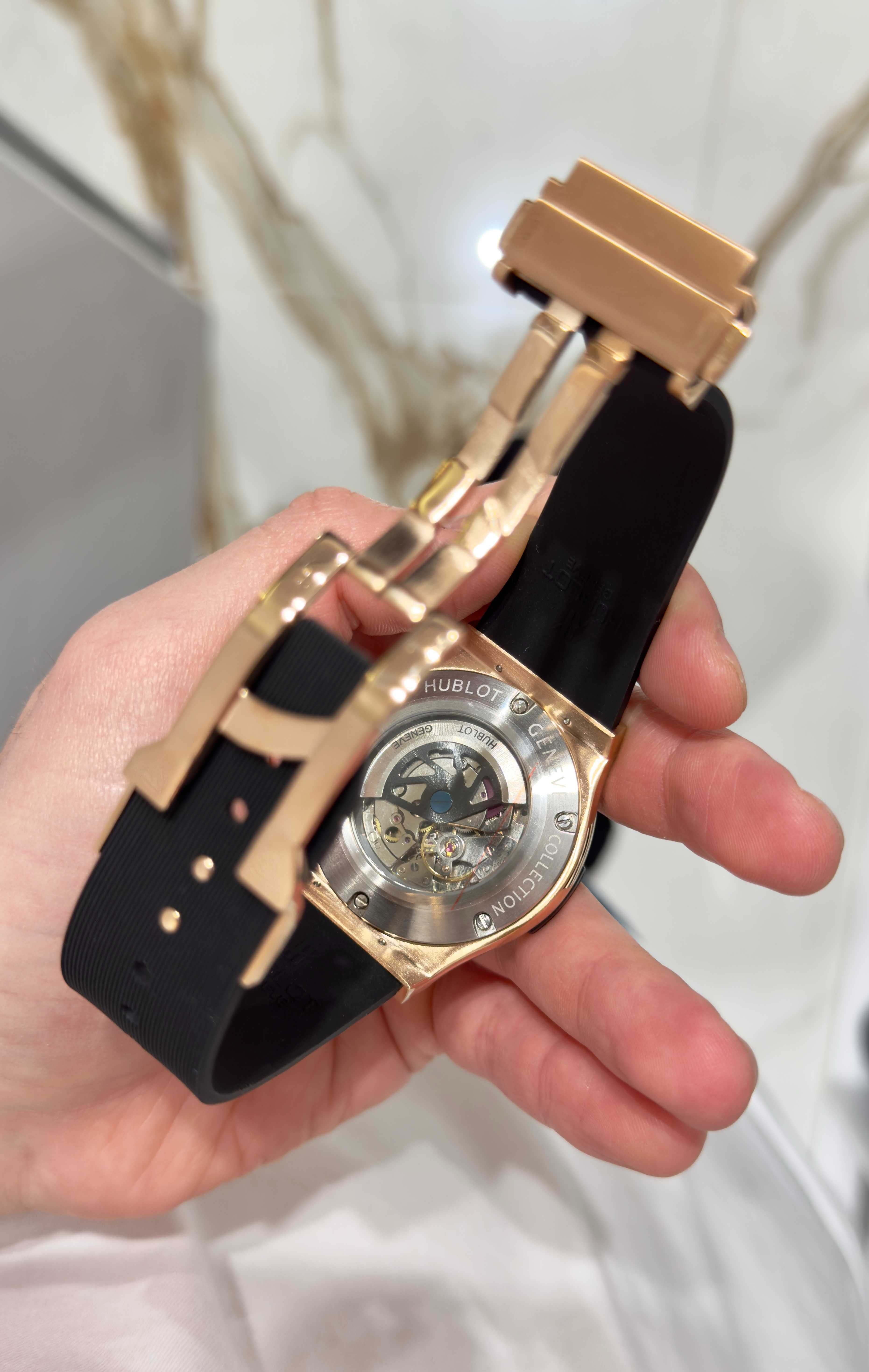 hb classic fusion 42mm gold