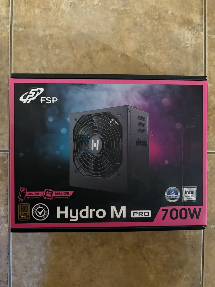 Захранване за компютър Hydro M pro 700w чисто ново