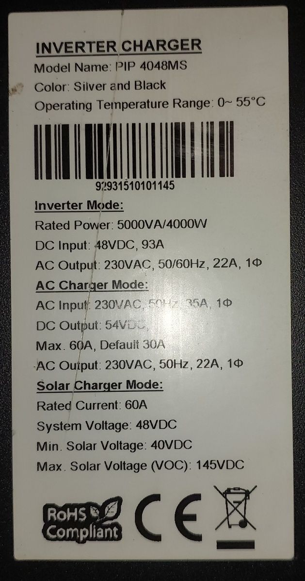 Invertor Mpp solar off-grif