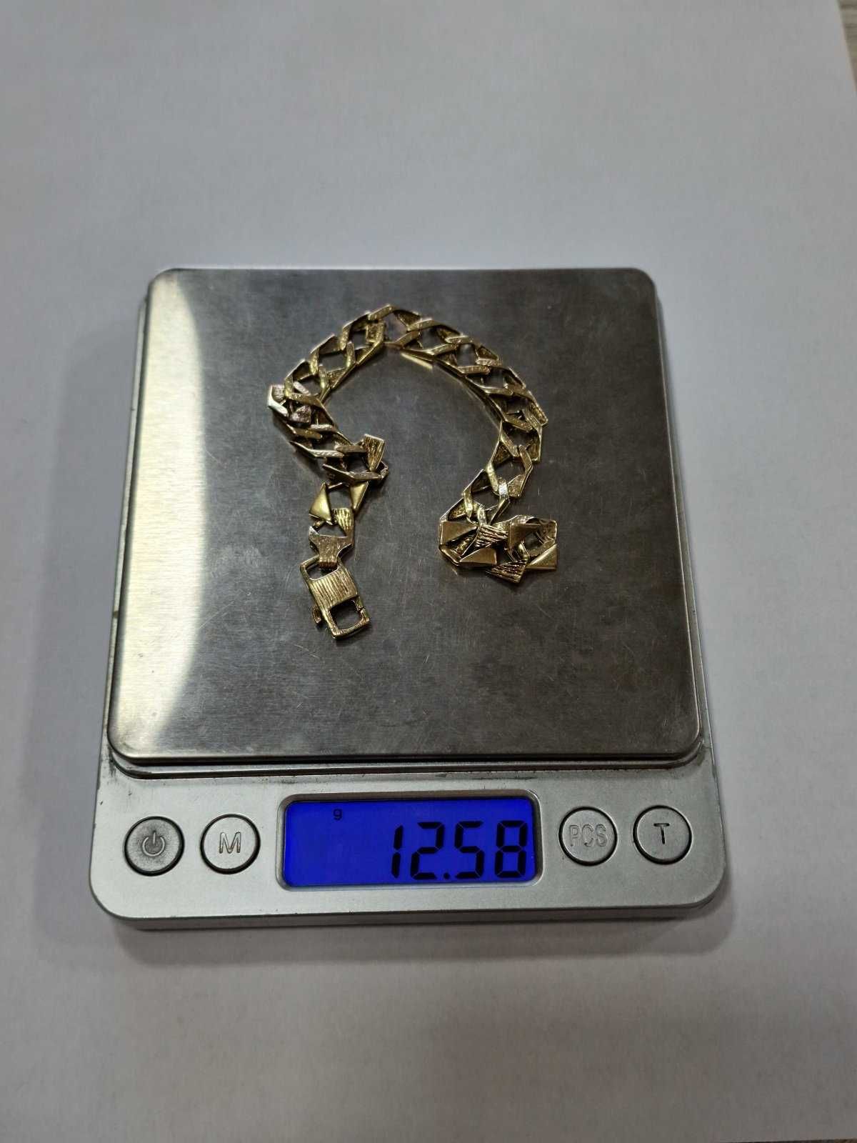 Мъжка златна гривна 9К / 12,58 гр.